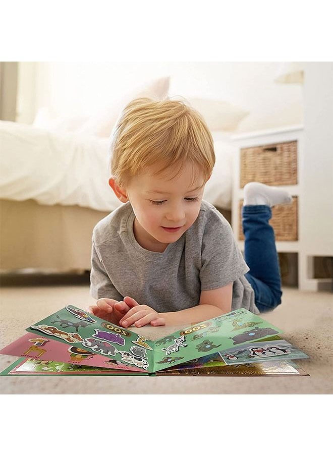 GROIC - Quiet Book for Toddlers, 2022 New Montessori Interactive Felt Quiet Book for Toddlers 2-6, 10 Pages Educational Toy Travel Toy for Boys Girls, Preschool Learning, Animal Theme - Image 1