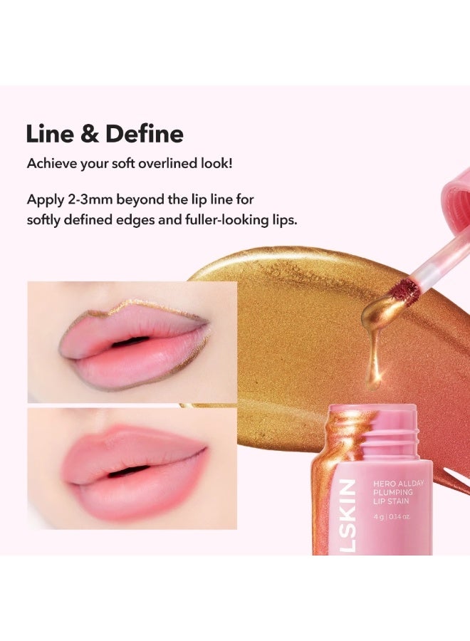 APRILSKIN Hero Allday Plumping Lip Stain Tint 4g, Neutral Rose, Long-Lasting Natural Lip Color, Visibly Fuller-Looking Lips, Daily Lip Tint & Plumping Lip Makeup - Image 2