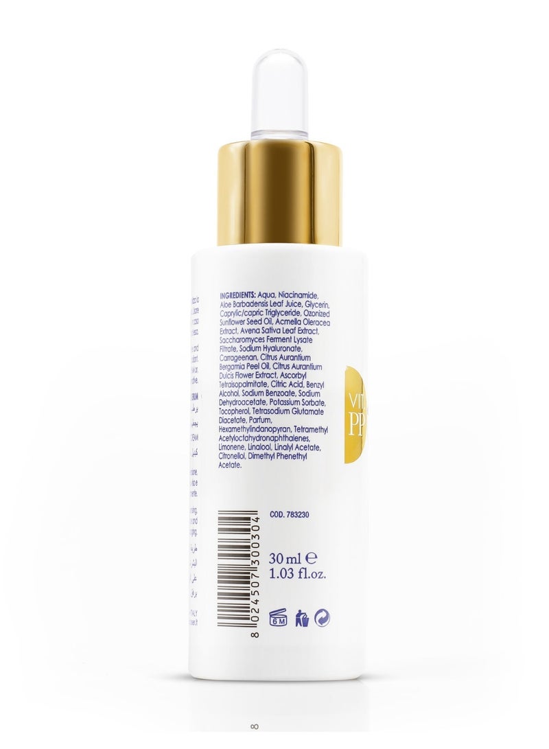 Glimore Lifting Face Serum 30 ml – Firming & Pore-Refining Treatment – Niacinamide + Natural “Botox-Like” Acmella + Stabilised Vitamin C – Instant Hydration & Radiance Boost – Lightweight, Citrus-Scented, All Skin Types - Image 3