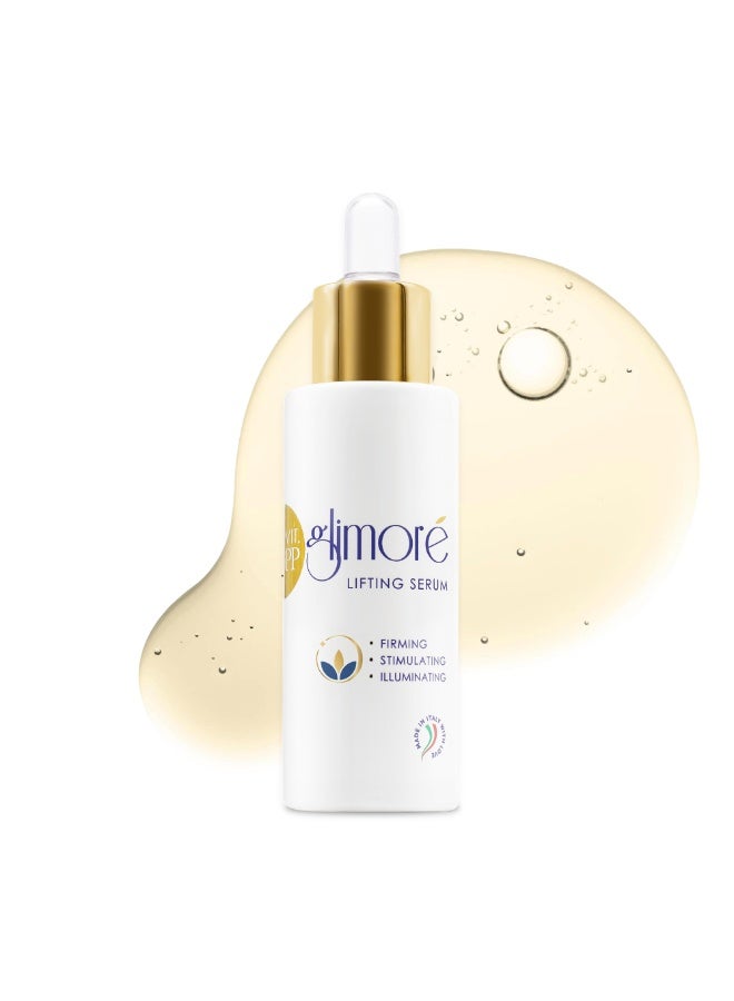 Glimore Lifting Face Serum 30 ml – Firming & Pore-Refining Treatment – Niacinamide + Natural “Botox-Like” Acmella + Stabilised Vitamin C – Instant Hydration & Radiance Boost – Lightweight, Citrus-Scented, All Skin Types - Image 1