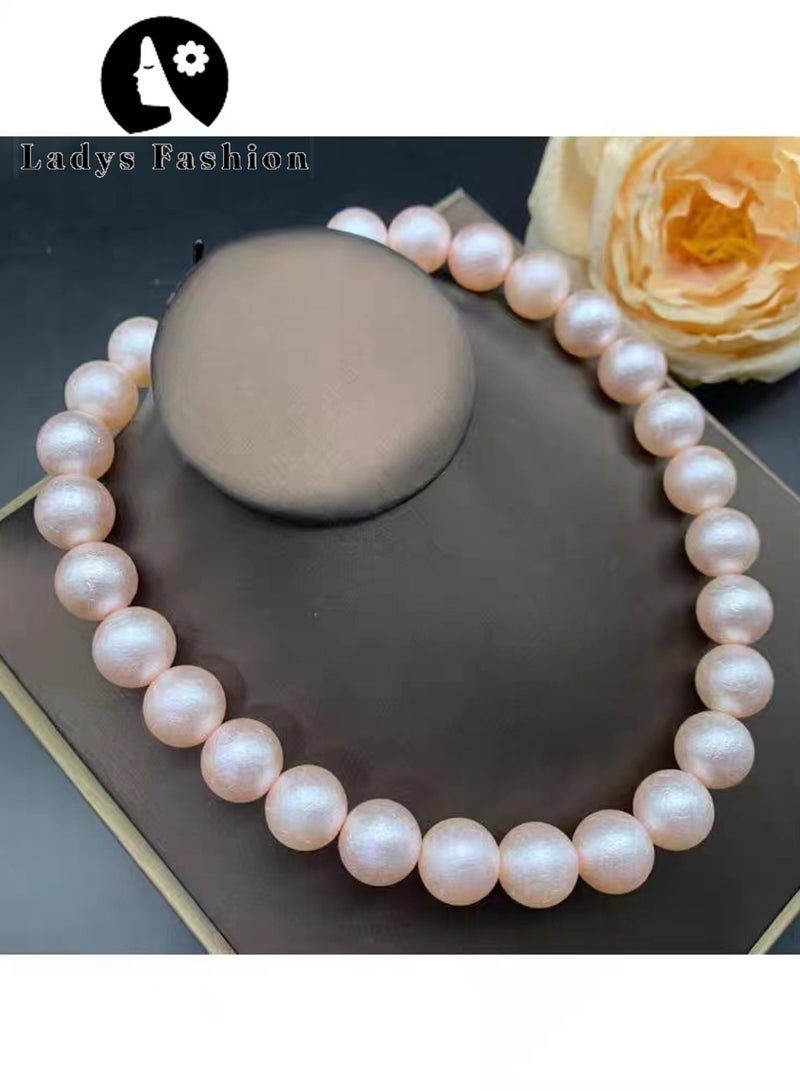 Stylish Vintage Cotton Bead Necklace - Image 1