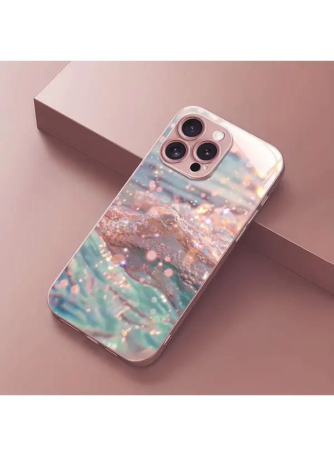 غطاء زجاجي مقوى متعدد الألوان لهاتف iPhone 17 Pro Max لحماية من الخدوش - Image 3