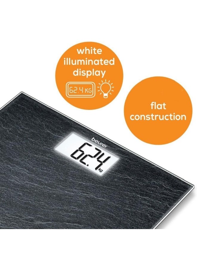 Beurer Beurer - GS203 Glass Bathroom Scale Skifer - 5 Years Warranty  - Image 3
