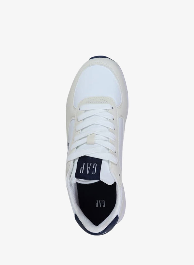 GAP Men's Logo Detail Sneakers with Lace-Up Closure - Image 4