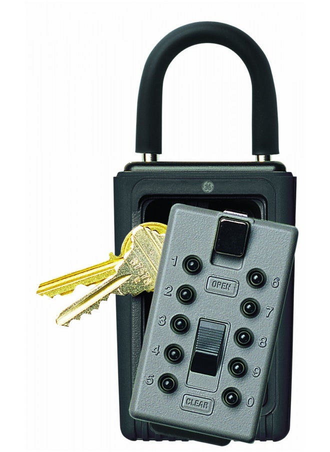 Kidde Kidde AccessPoint 001166 KeySafe 3-Key Portable Push Button Key Safe Box, Titanium Gray 
