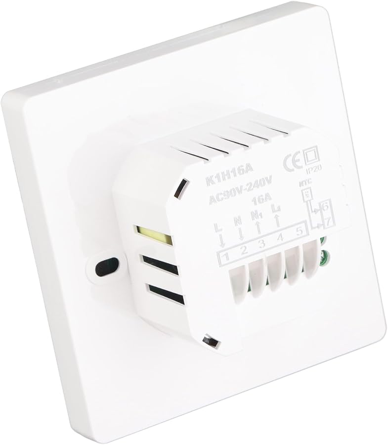 Programmable Thermostat LCD Touchscreen Temperature Controller With Remote Sensor No WiFi - Image 3