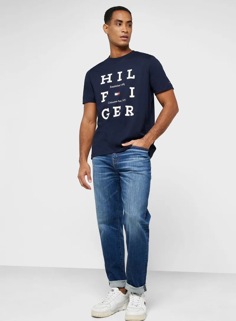 TOMMY HILFIGER Logo Crew Neck T-Shirt