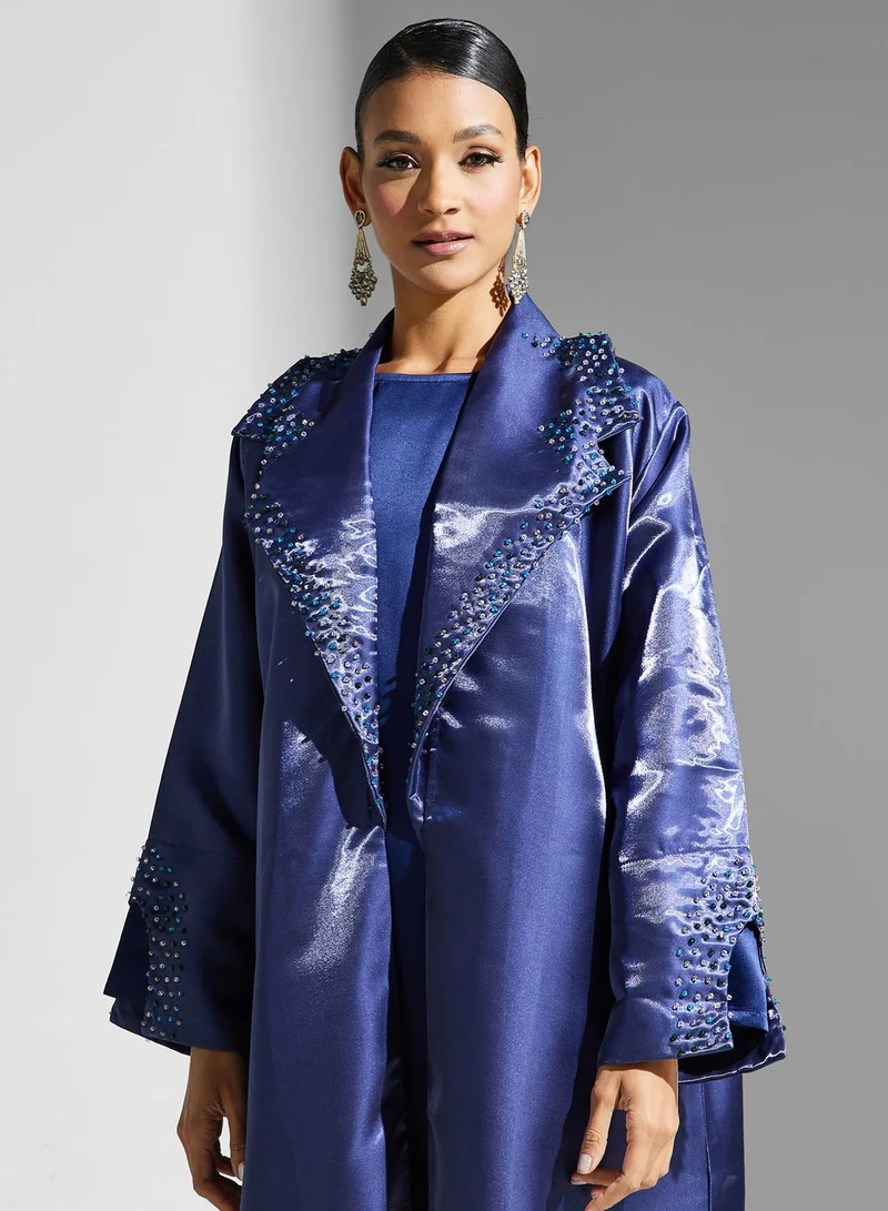 Khizana Embellished Detail Abaya