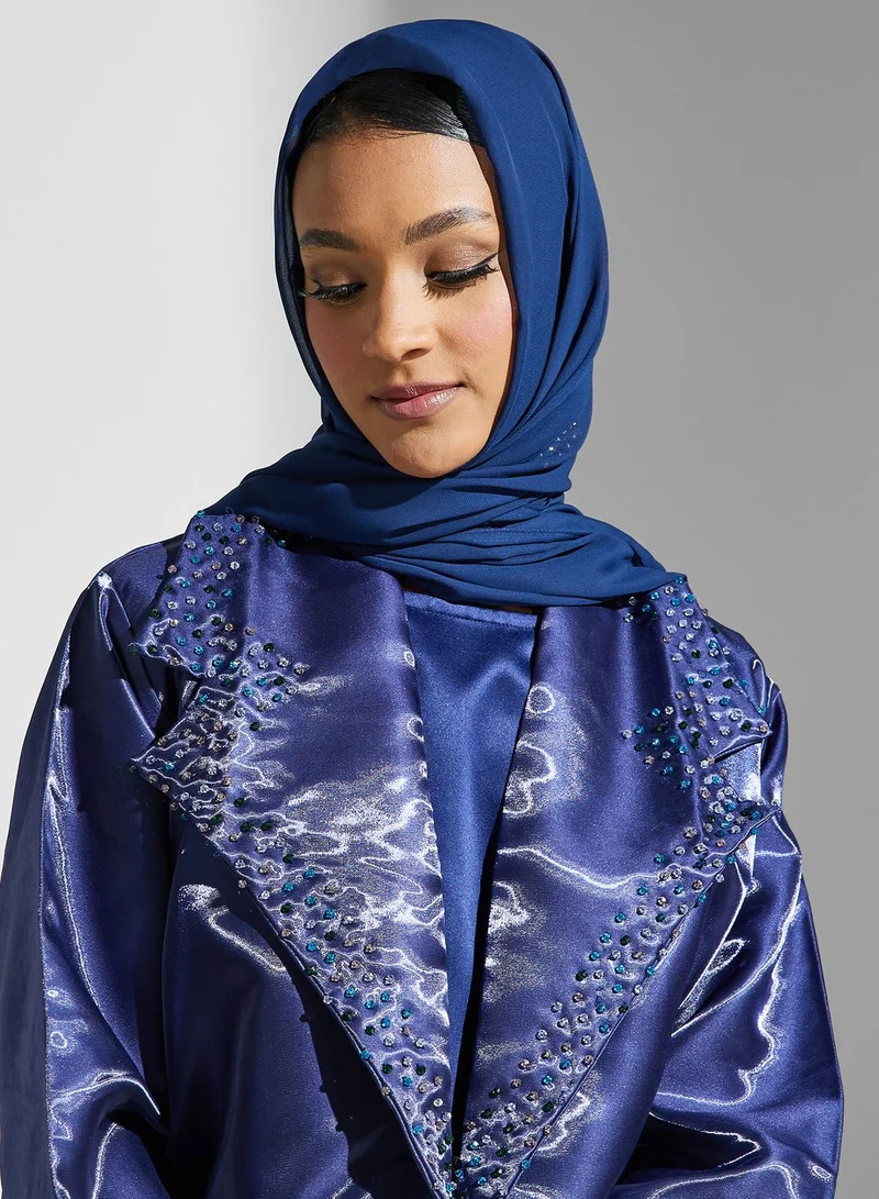 Khizana Embellished Detail Abaya