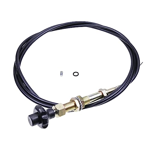 DVPARTS 10FT Heavy Duty Vernier Locking Throttle Cable 55204 VCGTX10 Truck Equipment - Image 1