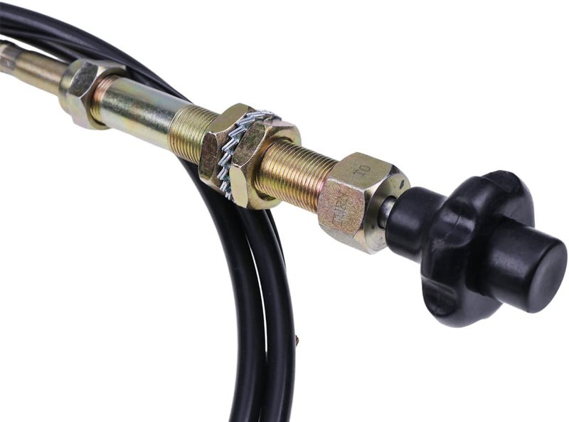 DVPARTS 10FT Heavy Duty Vernier Locking Throttle Cable 55204 VCGTX10 Truck Equipment - Image 5