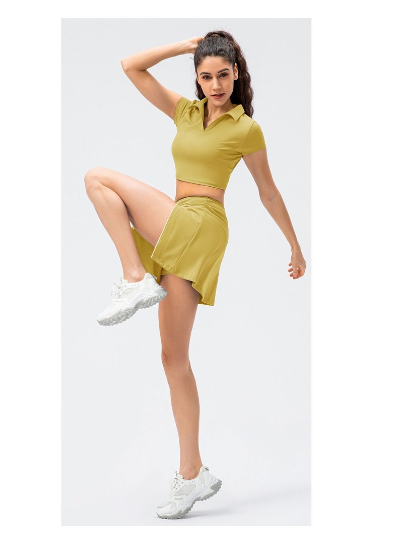 Loquat - tight leisure running yoga exercises with short sleeves - Image 1