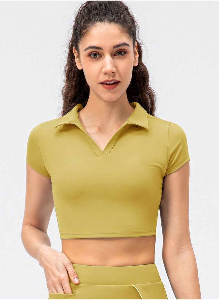 Loquat - tight leisure running yoga exercises with short sleeves - Image 1