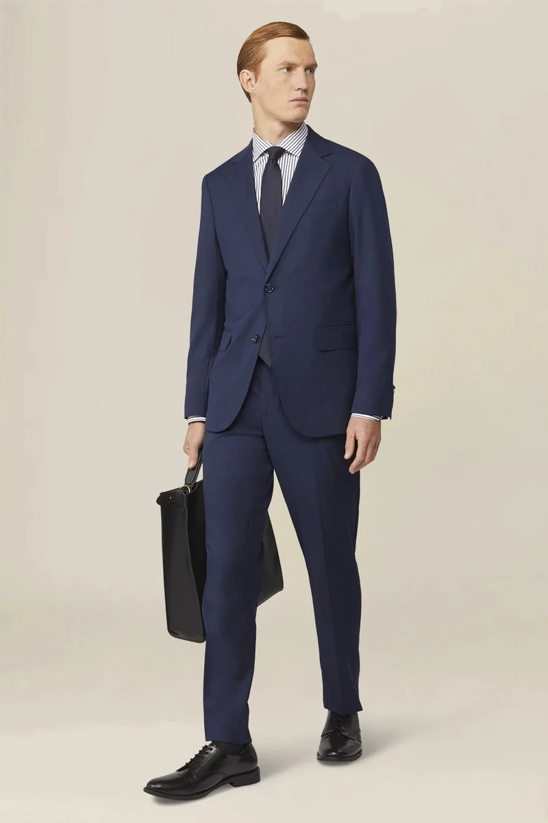 Doppelganger Men's single breasted blazer - Blue