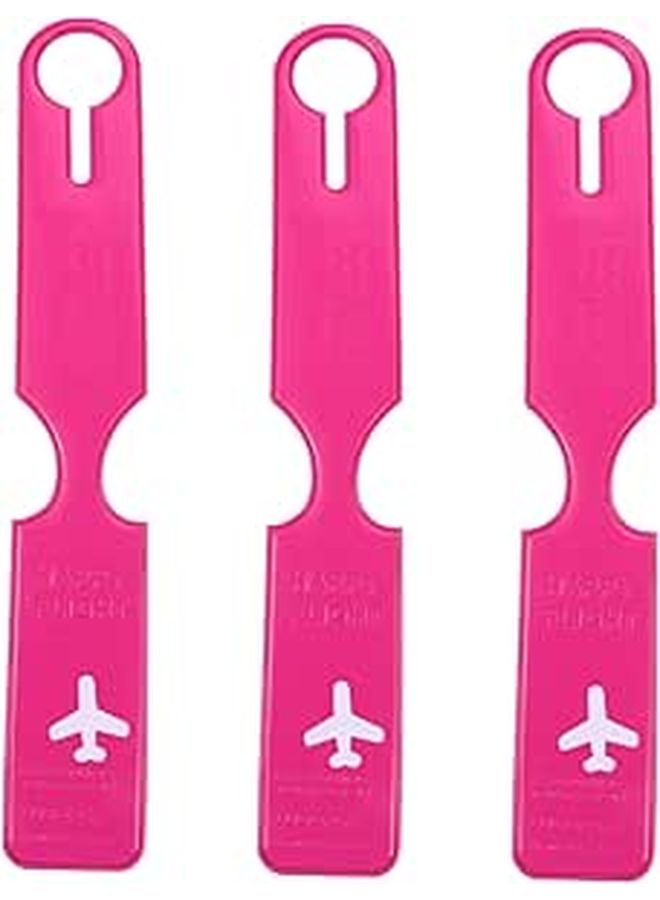 Homoyoyo 3pcs Toddler Luggage Tags Cute Strap for Easy Bag Identification - Image 1