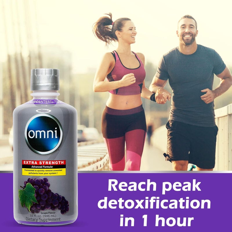 Wellgenix Omni Cleansing Drink Extra Strength Body Detox Herbal Cleanse Detox Liquid One Hour Cleanser Flush Your System Grape Flavor 32 Fl Oz Premium Detox Support Supplement - Image 4