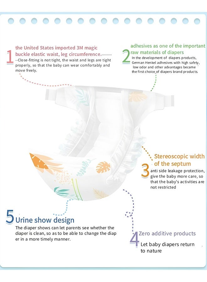 Berma Baby حفاضات أطفال، مقاس XL، حتى 13 كجم، عبوة جامبو، 50 حفاضة، حفاضات حديثي الولادة، حفاضات للاستخدام مرة واحدة، حفاضات للعناية اليومية، ناعمة وصديقة للبشرة، للأولاد والبنات - Image 2