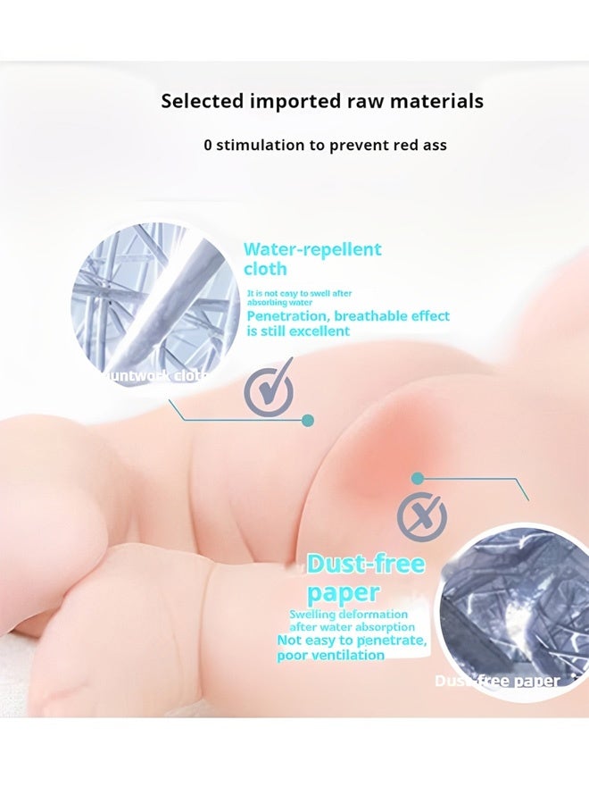 Berma Baby حفاضات أطفال، مقاس XL، حتى 13 كجم، عبوة جامبو، 50 حفاضة، حفاضات حديثي الولادة، حفاضات للاستخدام مرة واحدة، حفاضات للعناية اليومية، ناعمة وصديقة للبشرة، للأولاد والبنات - Image 3