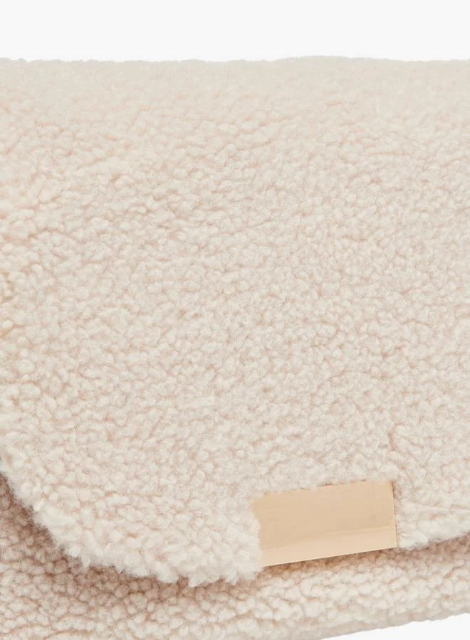 ميسي حقيبة كتف بنقوش مع حزام قابل للفصل