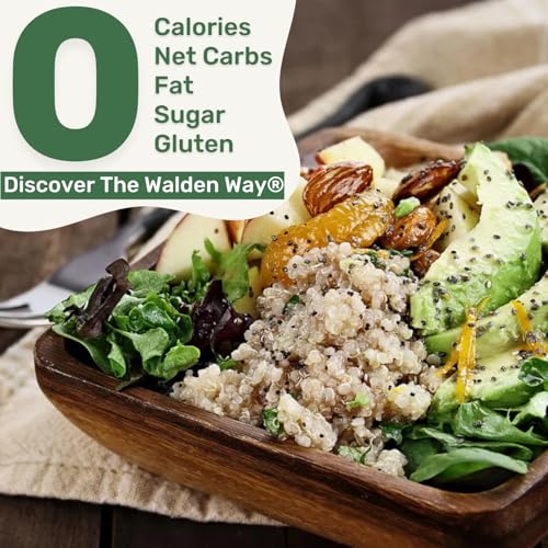 Walden Farms Caesar Dressing – Low Carb, Calorie-Free, Gluten-Free, Keto-Friendly, Sugar-Free, Fat-Free, Dairy-Free Creamy Caesar Flavor – 12 oz Bottle - Image 2