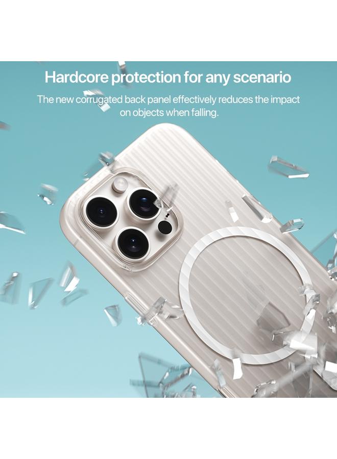 S-TOP Case For iPhone 14 Plus PC Corrugated MagSafe Phone Case - Image 5