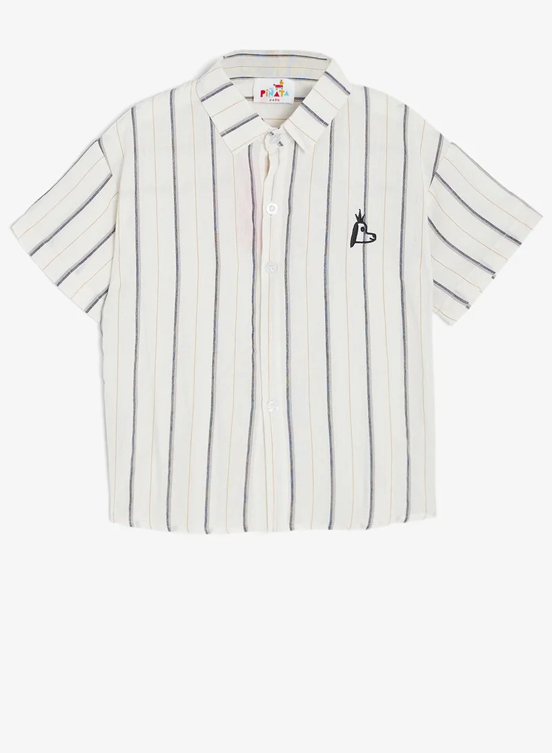 بنياتا قميص بأكمام قصيرة