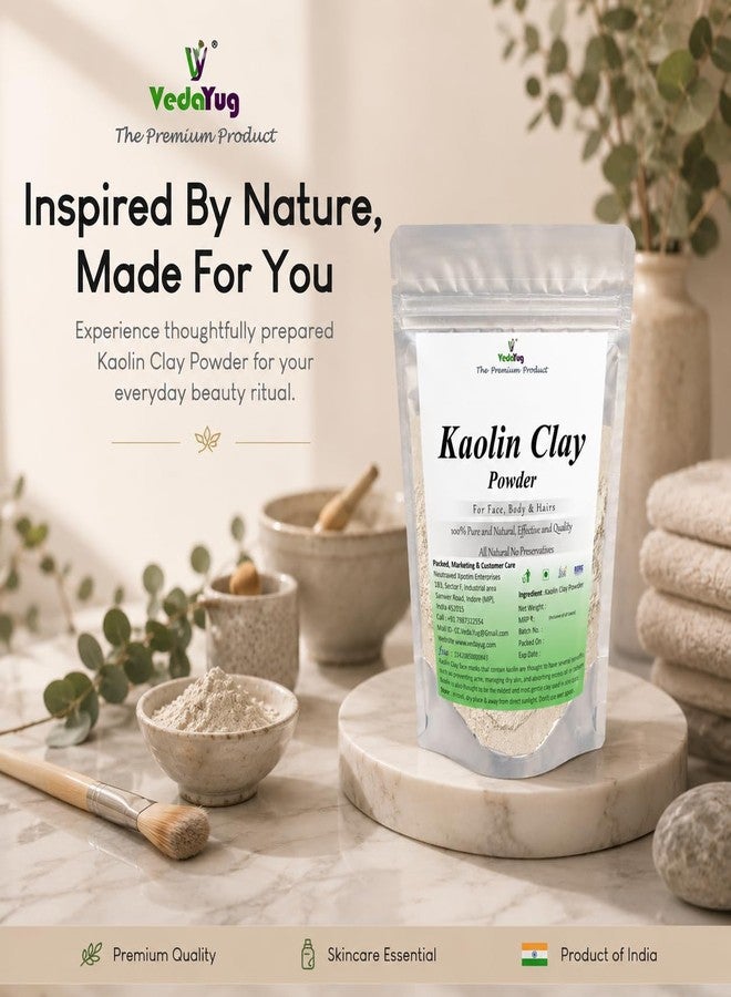 VY VedaYug VY VeaYug Kaolin Clay Powder | For Face, Body & Hairs, 100g - Image 5