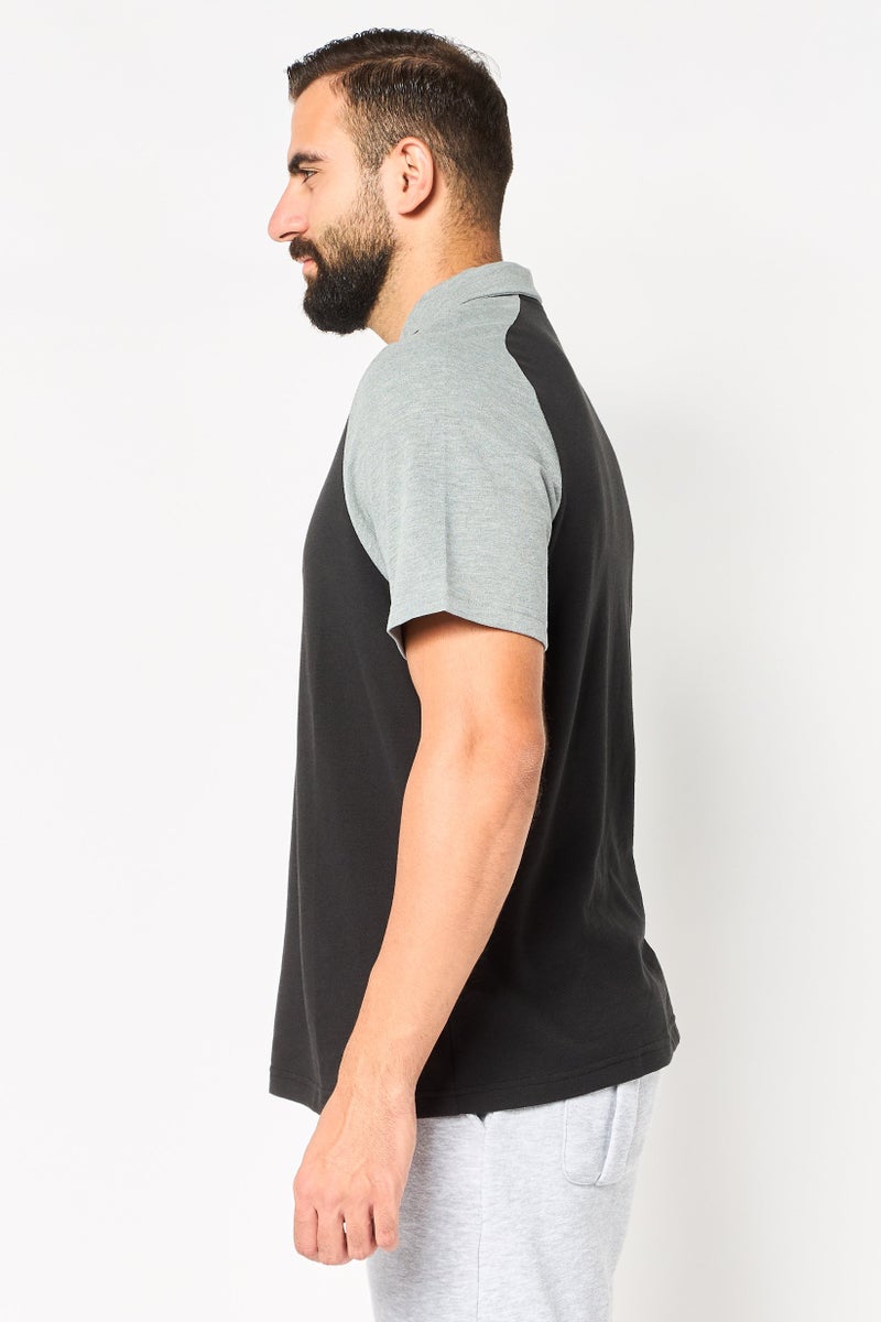 PUMA Men Sportswear Fit Short Sleeve Outdoor Polo Shirt, Black - Image 2