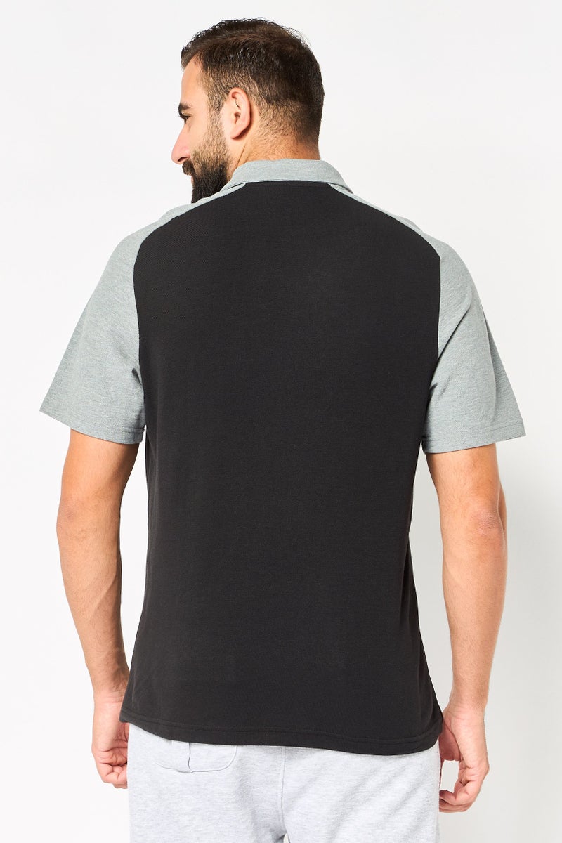 PUMA Men Sportswear Fit Short Sleeve Outdoor Polo Shirt, Black - Image 3