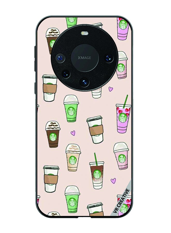 VR CREATIVE Protective Case Cover For Huawei Mate 60 Starbucks 2 Design Multicolour - Image 1