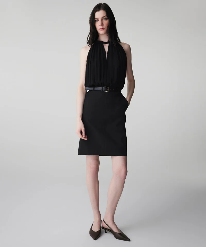 ابيكول Belted Combination Dress