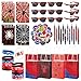 Vanblue 110Pcs Spider Party Favors Birthday Decorations Hero Theme Party SuppliesSpider Web GlassesGift BagsClassroom Rewards Goodie Bag StuffersPiata Fillers for Boys Movie Fans - Image 2