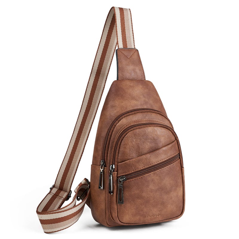 Mroede Sling Bag Crossbody Bags for Women Small Cross Body Bag Fanny Packs Chest Sling Purse for Daily Travel Leisure Sport - Image 1