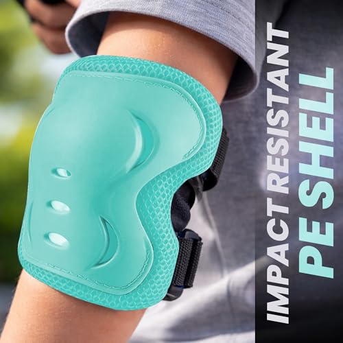 Jaspo SX 4 Protective Set Suitable for Age Group Upto 12 Years Old (Cyan, Large) - Image 4