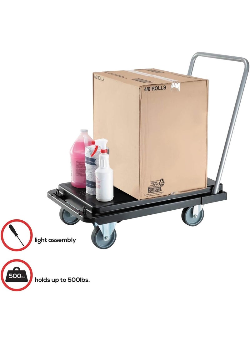 Deflecto DEFCRT550004  HeavyDuty Platform Cart  - Image 3