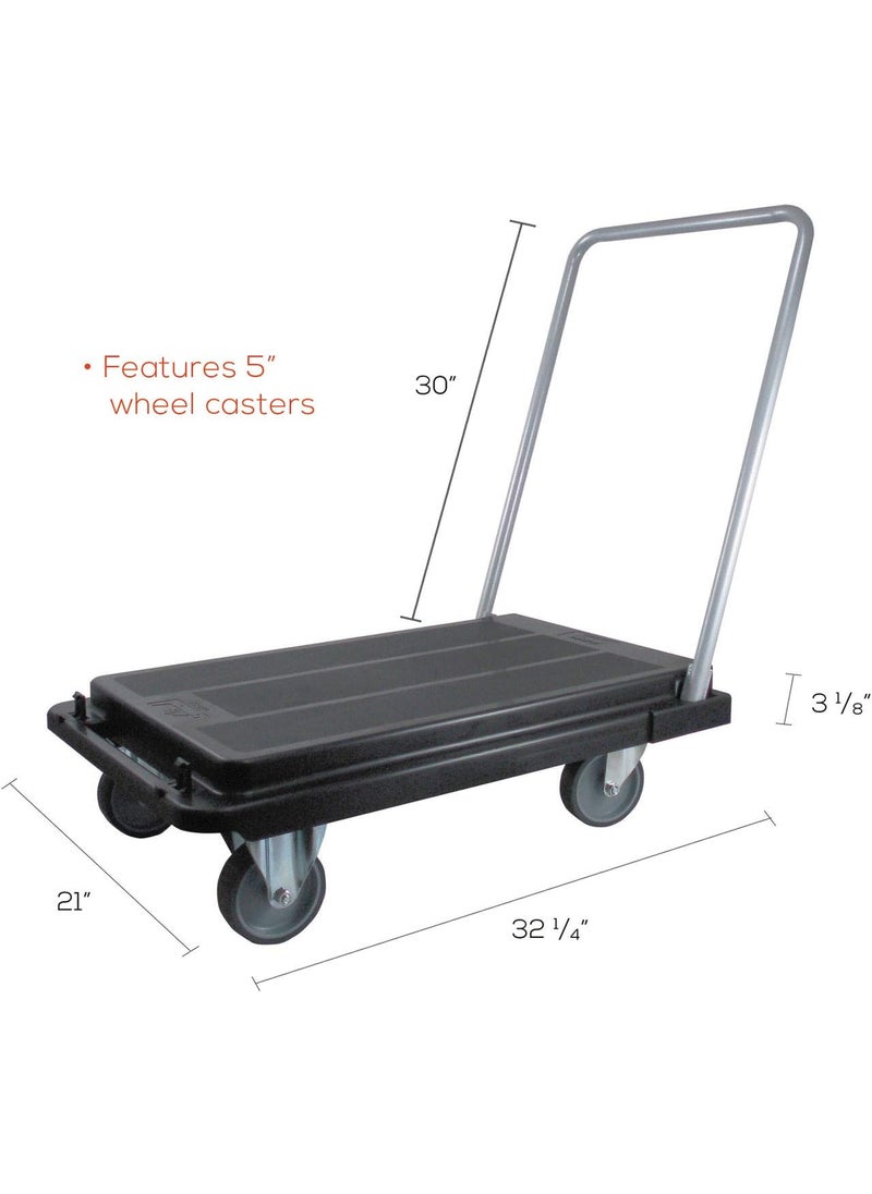 Deflecto DEFCRT550004  HeavyDuty Platform Cart  - Image 4