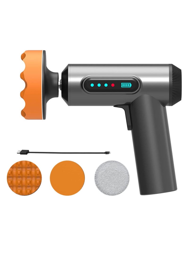Generic Cordless Car Waxer Polisher with 4000mAh Capacity Battery1300rpm Speed, Digital Display USB Charging Buffer Polisher Kit for Car Detailing/Waxing/Polishing  - Image 1