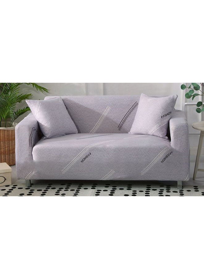 NIBEMINENT Fashion Printed Sofa Slipcover Grey 145 x 185centimeter - Image 1