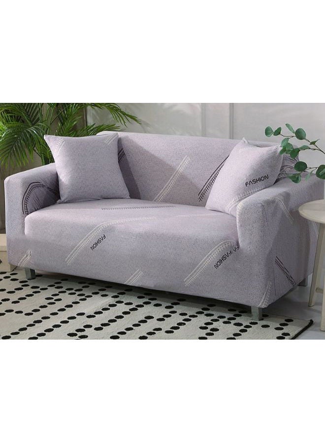 NIBEMINENT Fashion Printed Sofa Slipcover Grey 145 x 185centimeter - Image 2