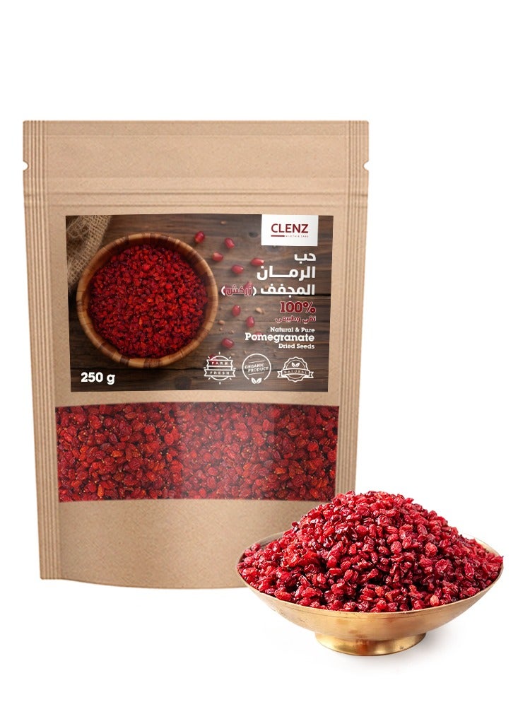 CLENZ 100% Natural & Pure Pomegranate Dried Seeds - 250g