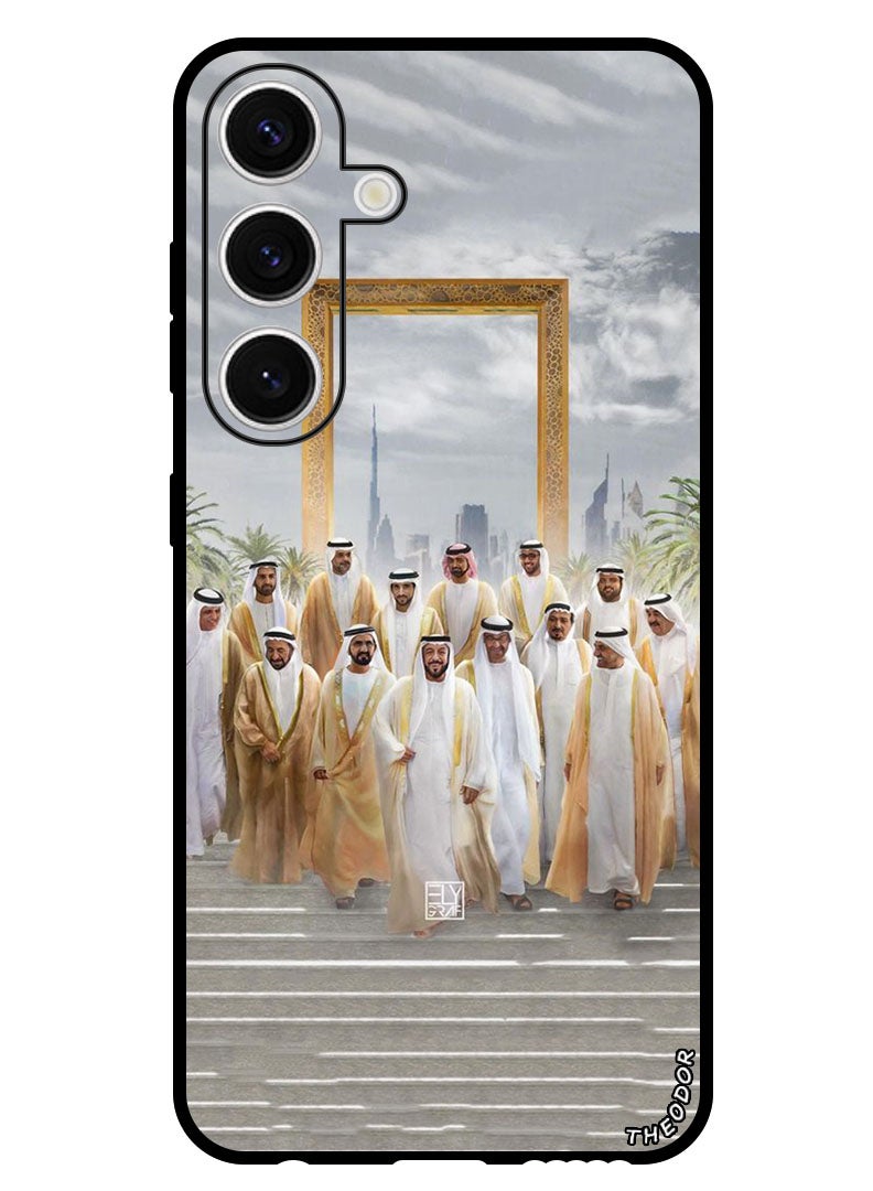 Theodor Protective Case Anti Scratch Shock Proof Bumper Cover For Samsung Galaxy S24 Dubai Rulers - Image 1