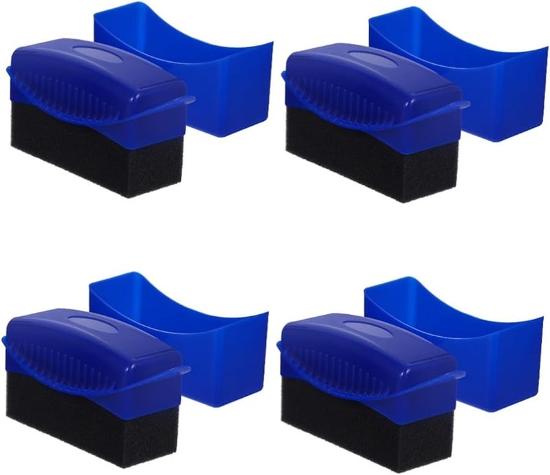 4 Pack Car Wax Applicator Pads Polishing Sponge For Detailing Tire Dressing Furniture Care - Image 1
