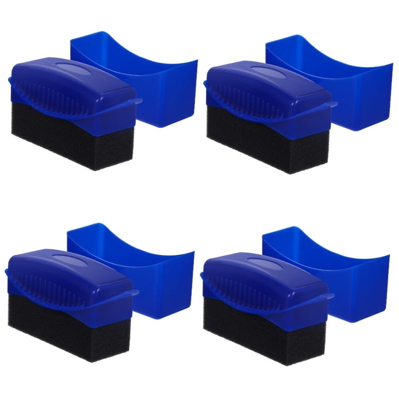 4 Pack Car Wax Applicator Pads Polishing Sponge For Detailing Tire Dressing Furniture Care - Image 2