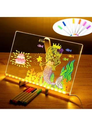 Led Note Board With Colors, Light Up Acrylic Message Board, Glowing Acrylic Dry Erase Board With Light, Led Boards To Write On, Led Writing Board Led Drawing Board (11.8 * 7.9In) - pzsku/ZCDC2BBC0AFA0139DE2E1Z/45/_/1733731734/0778ea43-66a7-4ab8-ae59-55ecffb6d8f0