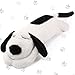 Queekay Dog Body Pillow Stuffed Animals Plush Long Body Pillow for Dogs Large Sleeping Hugging Puppy Cushion Gift for Birthday Party236 InchBlack and Beige - Image 2