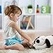 Queekay Dog Body Pillow Stuffed Animals Plush Long Body Pillow for Dogs Large Sleeping Hugging Puppy Cushion Gift for Birthday Party236 InchBlack and Beige - Image 4