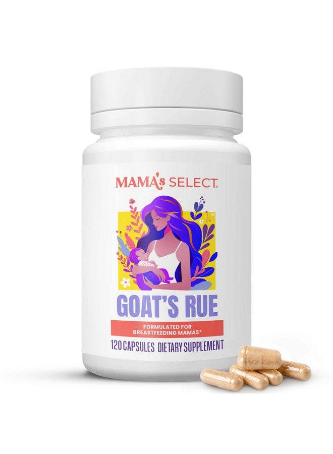 Mama's Select Organic Goat’s Rue Capsules for Breast Milk Production - Non-GMO, Vegan, Gluten- Free Lactation Support Supplement - Safe & Effective for Nursing Moms - Third-Party Tested - Image 1