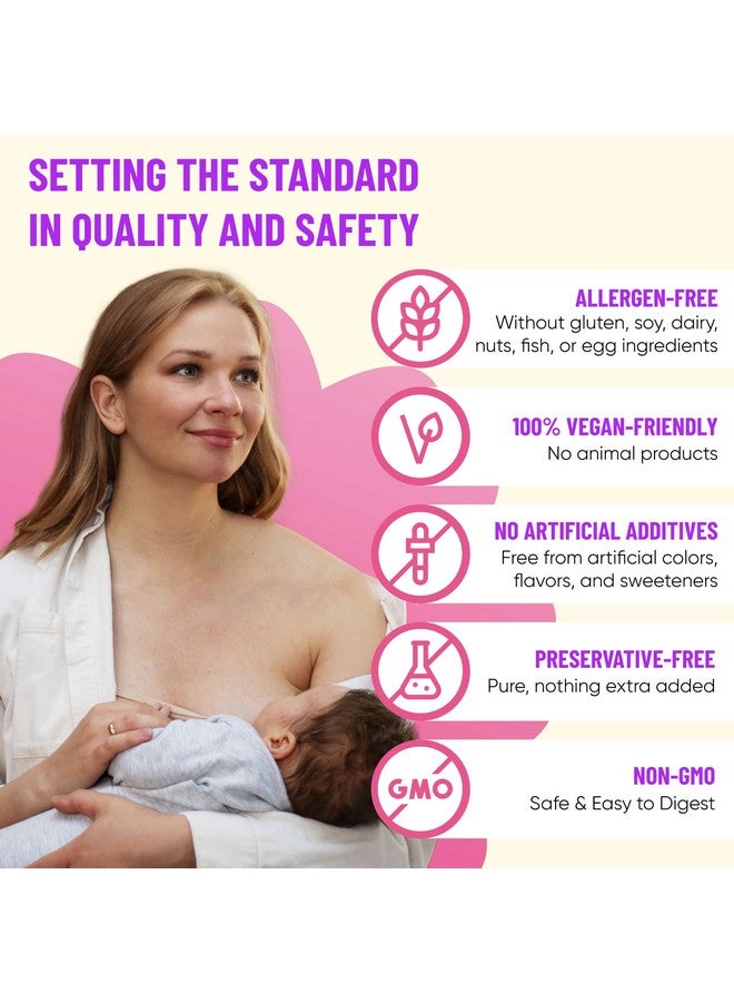 Mama's Select Organic Goat’s Rue Capsules for Breast Milk Production - Non-GMO, Vegan, Gluten- Free Lactation Support Supplement - Safe & Effective for Nursing Moms - Third-Party Tested - Image 3