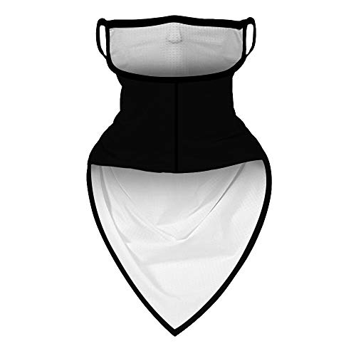 YAYOUREL Halloween Scary Hacker Mask Halloween Skeleton Bandana Neck Gaiter Face Mask Covering Ear Loop Hole Triangle Bandanas for Men Women Summer UV Face Scarf Mask Cover for Fishing - Image 4