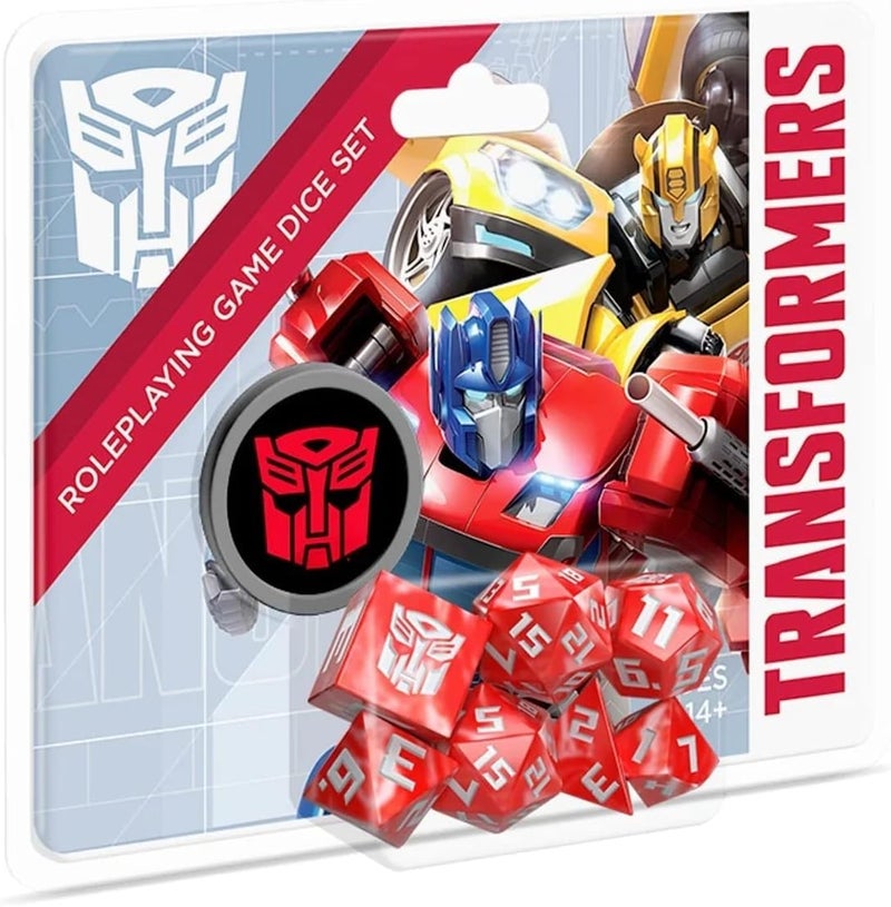 Renegade Game Studio Transformers Roleplaying Gam e Dice Set  - Image 1